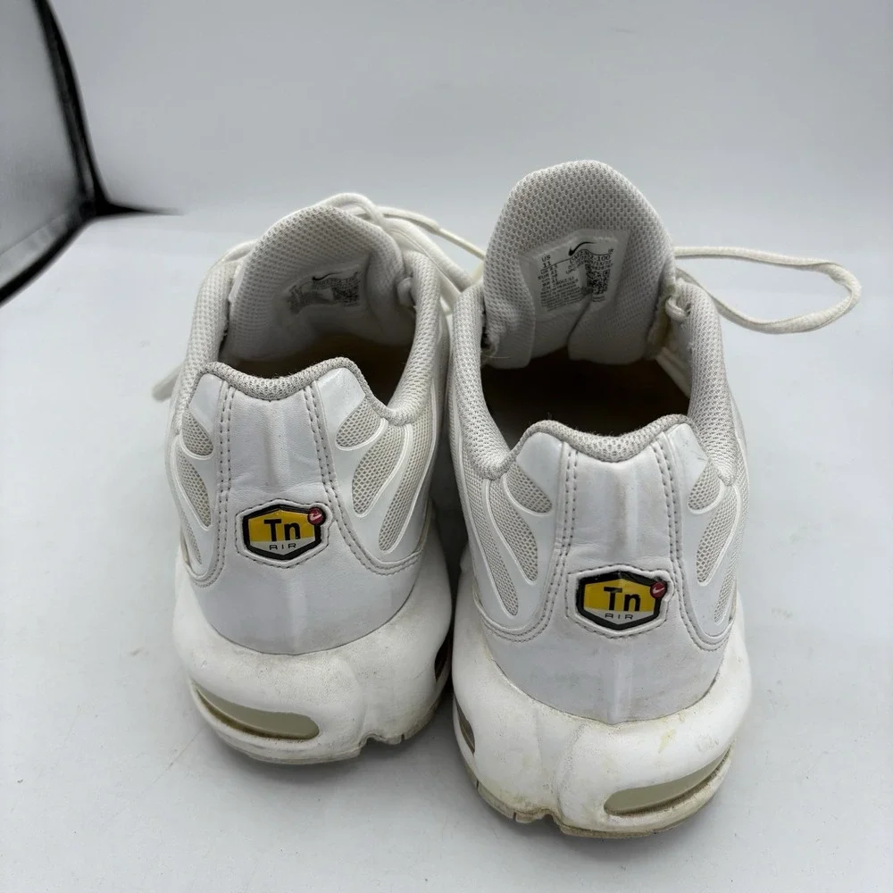 Nike Shoes Womens Size 11 Air Max Plus Triple Tn White Sneakers DM2362-100 - Picture 4 of 8